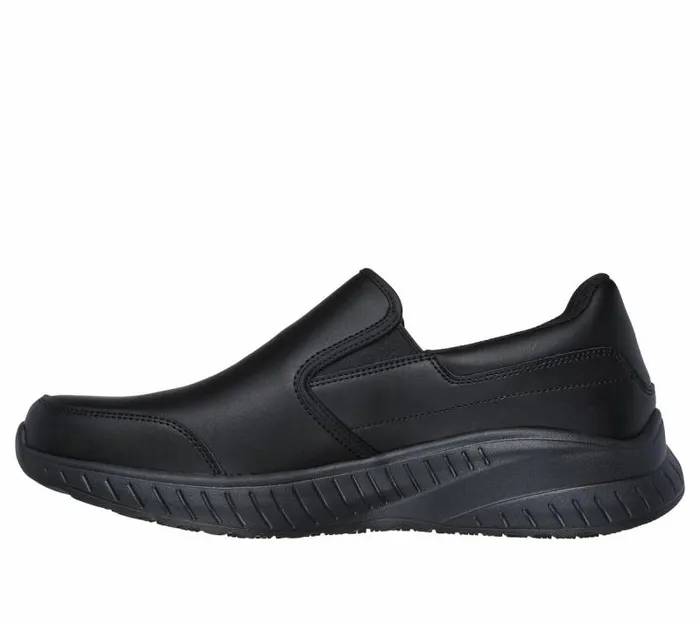 Skechers Work SlipResistant Relaxed Fit Squad Chaos 8211 Rockrath Black Men Work and Safety Skechers Work SlipResistant Relaxed Fit Squad Chaos 8211 Rockrath Black Men Work and Safety