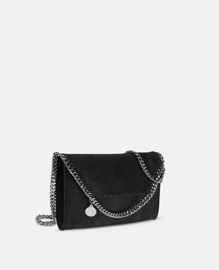 Stella McCartney Falabella Mini Shoulder Bag Black Women Iconic Falabella