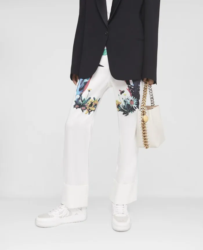 Stella McCartney Frayme Bucket Bag Pure White Women Frayme Bag