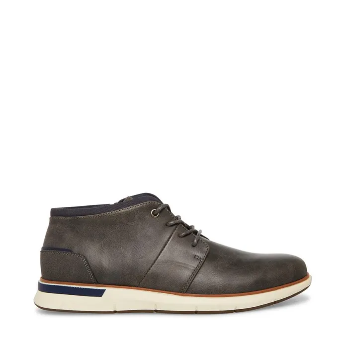 Steve Madden Collier Dark Grey Mens Casual