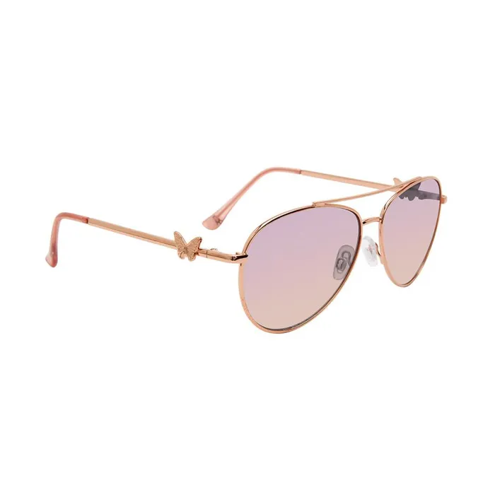 Steve Madden Harlee Sunglasses Rose Gold Womens Sunglasses