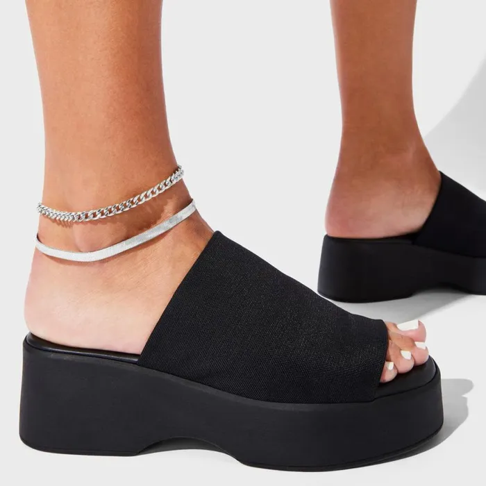Steve Madden Herringbone Anklet Silver Womens Jewelry Steve Madden Herringbone Anklet Silver Womens Jewelry