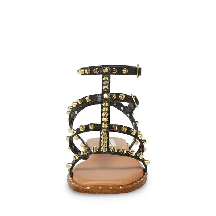Steve Madden Sunnie Black Womens Sandals
