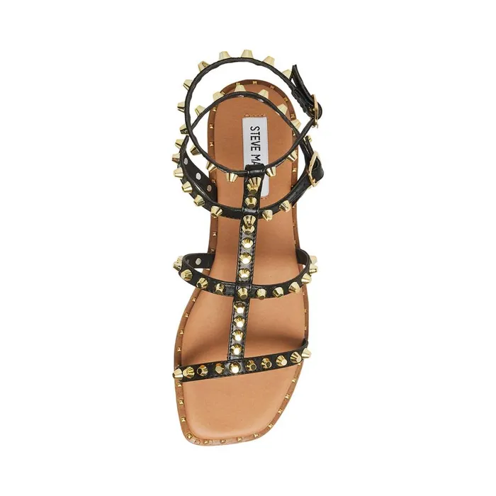 Steve Madden Sunnie Black Womens Sandals