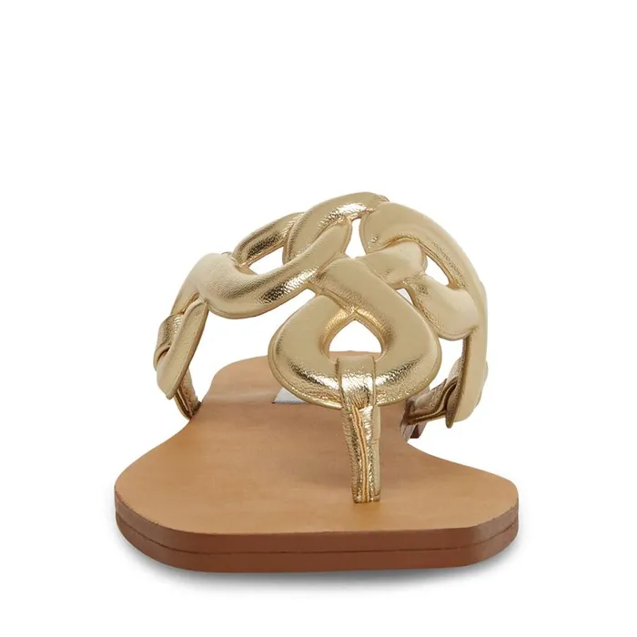 Steve Madden Terri Gold Womens Sandals