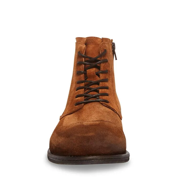 Steve Madden Wells Tan Suede Mens Boots