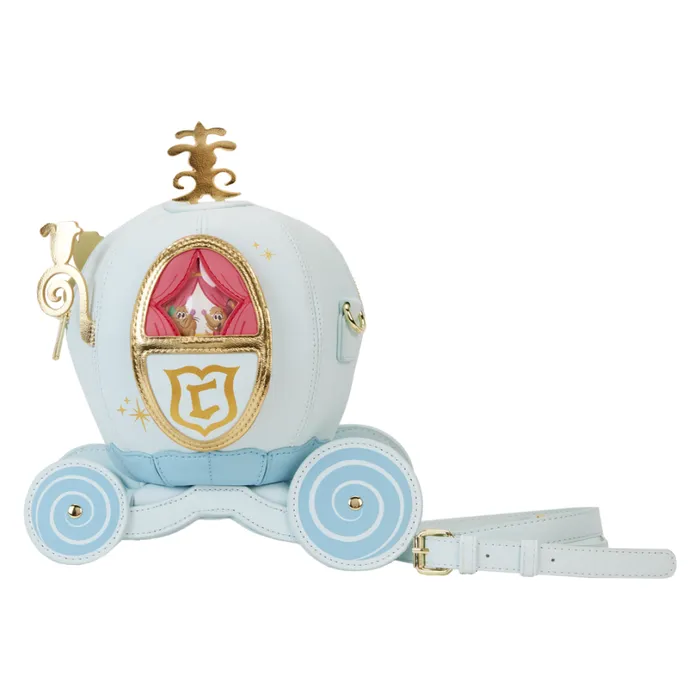 Stitch Shoppe Cinderella Exclusive Pumpkin Carriage Figural Crossbody Bag Unisex Loungefly Crossbody Bags Stitch Shoppe Cinderella Exclusive Pumpkin Carriage Figural Crossbody Bag Unisex Loungefly Crossbody Bags