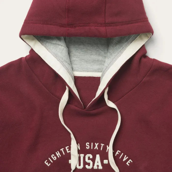 Sweaters and Hoodies Men Stetson Stetson Hooded Sweatshirt Red