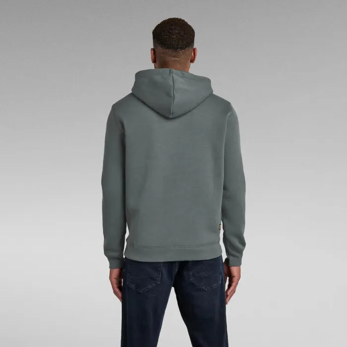 Sweatshirts and Hoodies Men GStar RAW Premium Core Hooded Sweater Graphite