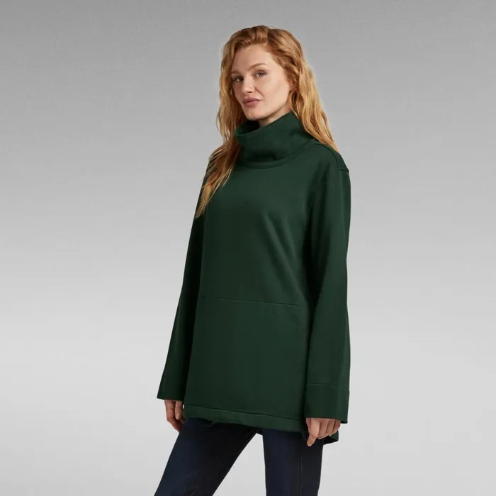 Sweatshirts and Hoodies Women GStar RAW Mock Stencil Gaphic Sweater Laub