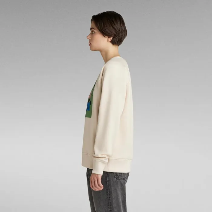 Sweatshirts and Hoodies Women GStar RAW RAW Covered Sweater Dark Talc