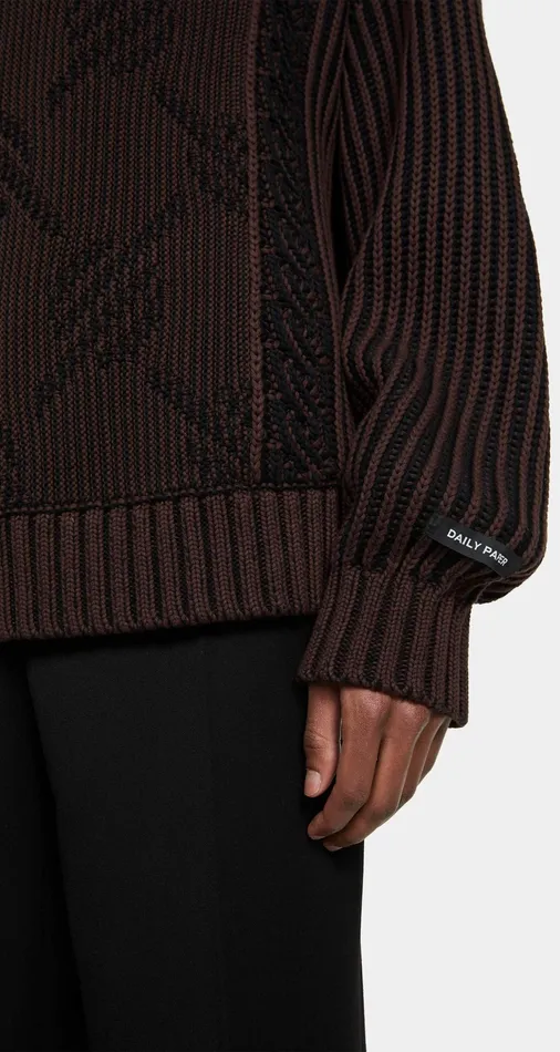 Syrup Brown Rajab Sweater Men Daily Paper Knitwear
