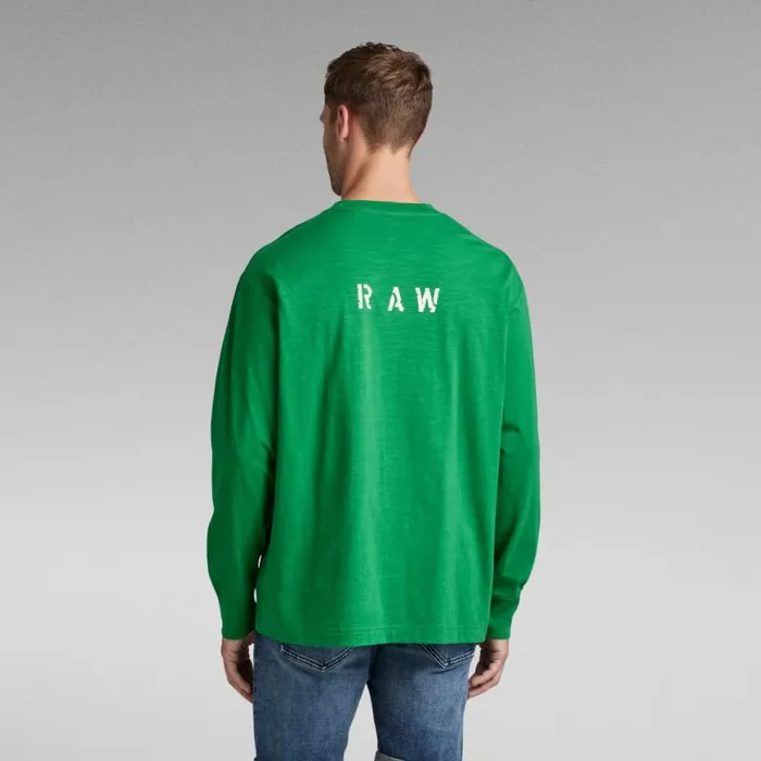 TShirts and Polos Men GStar RAW Back Graphic Boxy TShirt Jolly Green