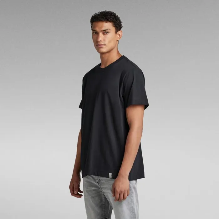 TShirts and Polos Men GStar RAW Essential Organic Cotton Loose TShirt Dark Black