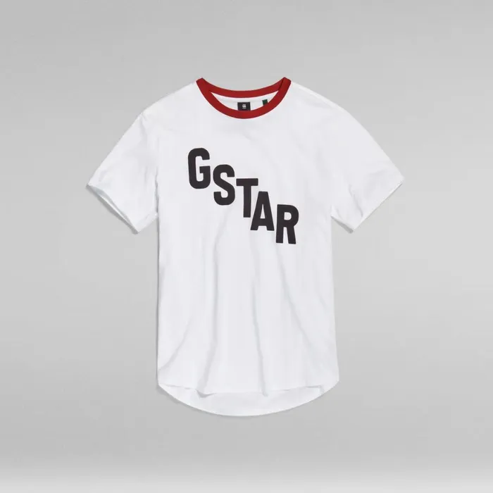 TShirts and Polos Men GStar RAW Lash Sports Graphic TShirt White