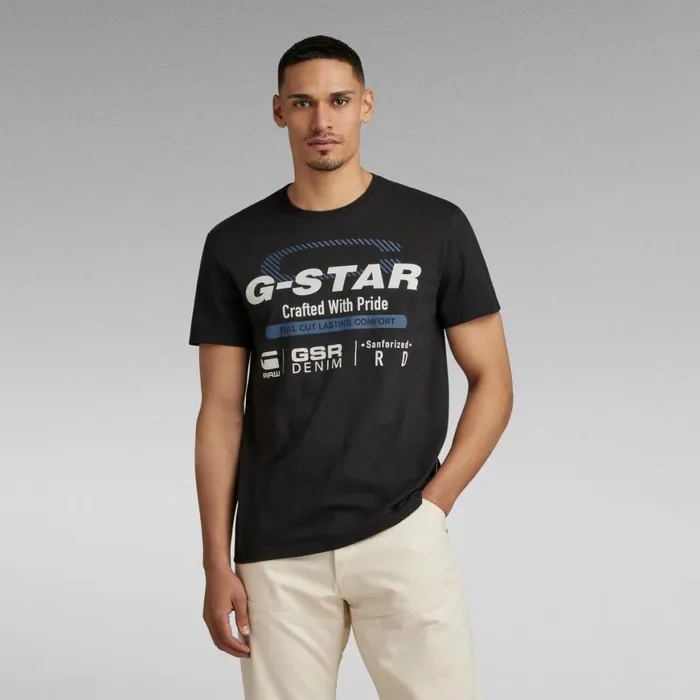 TShirts and Polos Men GStar RAW Old Skool Originals TShirt Dark Black