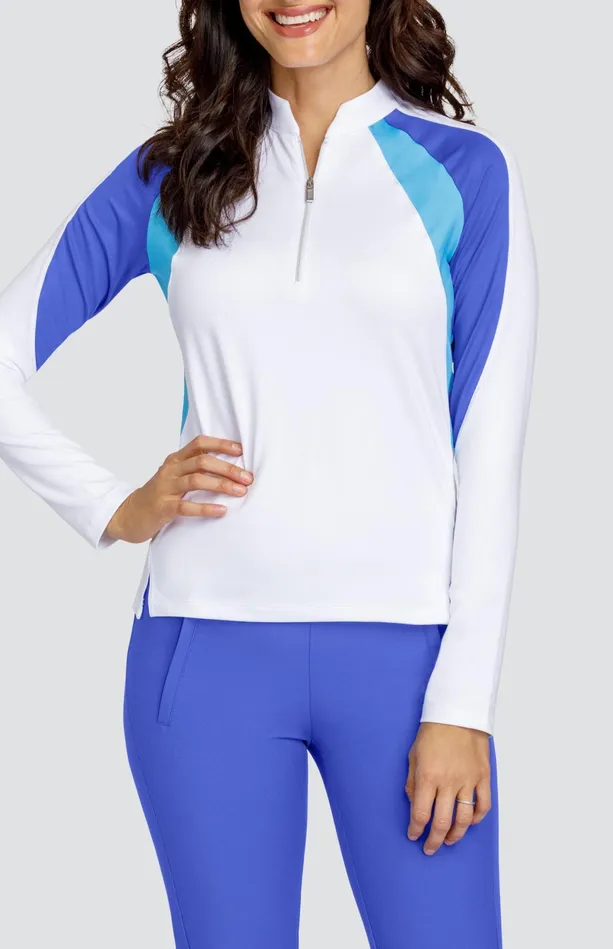 Tail Activewear Jossie Top 8211 Mystic Blue Women Long Sleeve