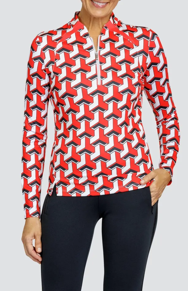 Tail Activewear Preston Top 8211 Astra Geo Women Long Sleeve