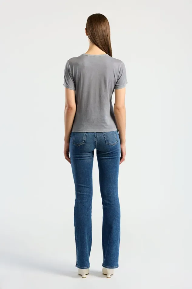 Tees Women COTTON CITIZEN Standard Tee Vintage Natural Blue Tees Women COTTON CITIZEN Standard Tee Vintage Natural Blue