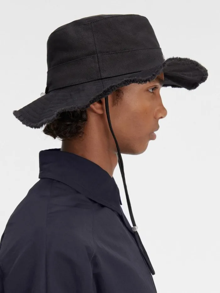 The Artichaut Bucket Hat Black WomenMen JACQUEMUS Hats