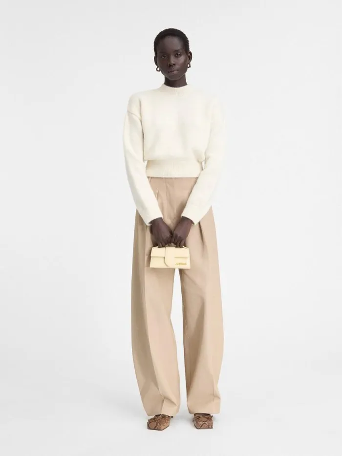 The Bambino Ivory Women JACQUEMUS Crossbody and Handbags The Bambino Ivory Women JACQUEMUS Crossbody and Handbags