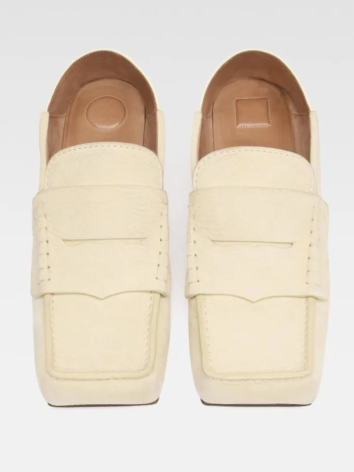 The Carr Loafers Pale Yellow Women JACQUEMUS Shoes The Carr Loafers Pale Yellow Women JACQUEMUS Shoes