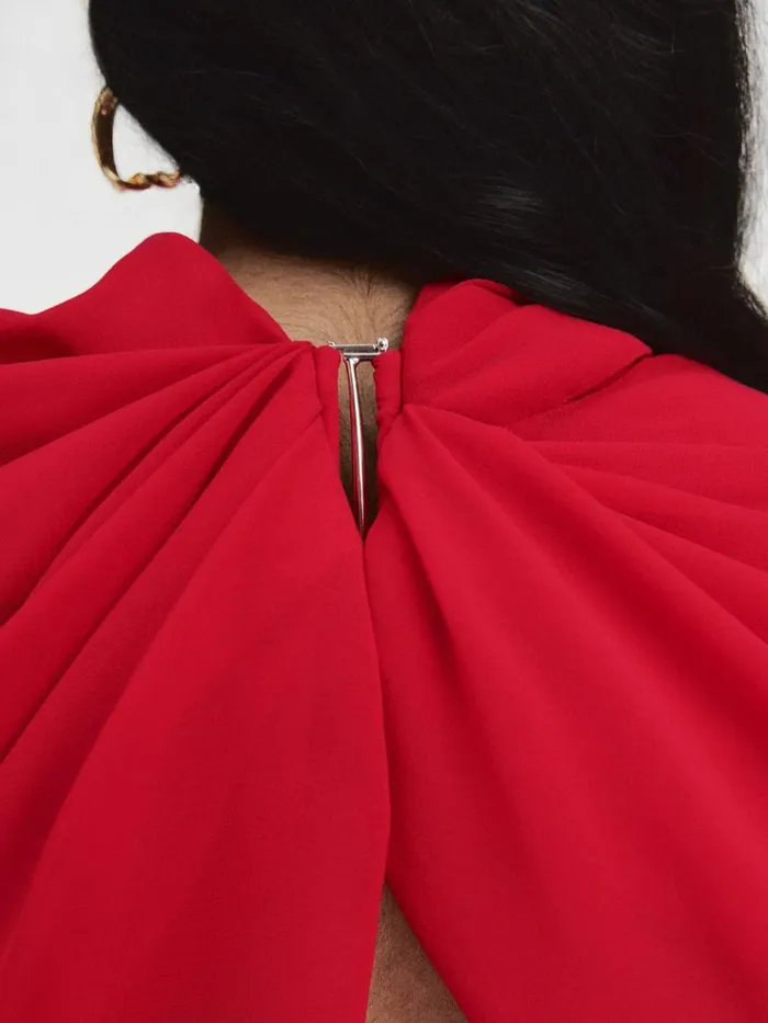 The Castagna Dress Red Women JACQUEMUS Dresses and Skirts The Castagna Dress Red Women JACQUEMUS Dresses and Skirts