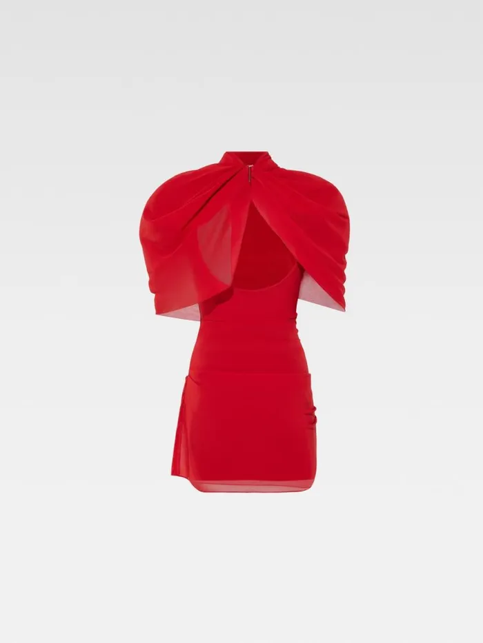 The Castagna Dress Red Women JACQUEMUS Dresses and Skirts The Castagna Dress Red Women JACQUEMUS Dresses and Skirts