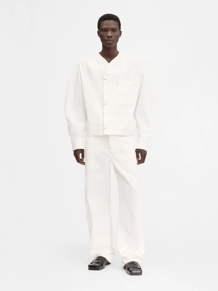 The DeNmes Faro Denim Shirt Offwhite Men JACQUEMUS Shirts