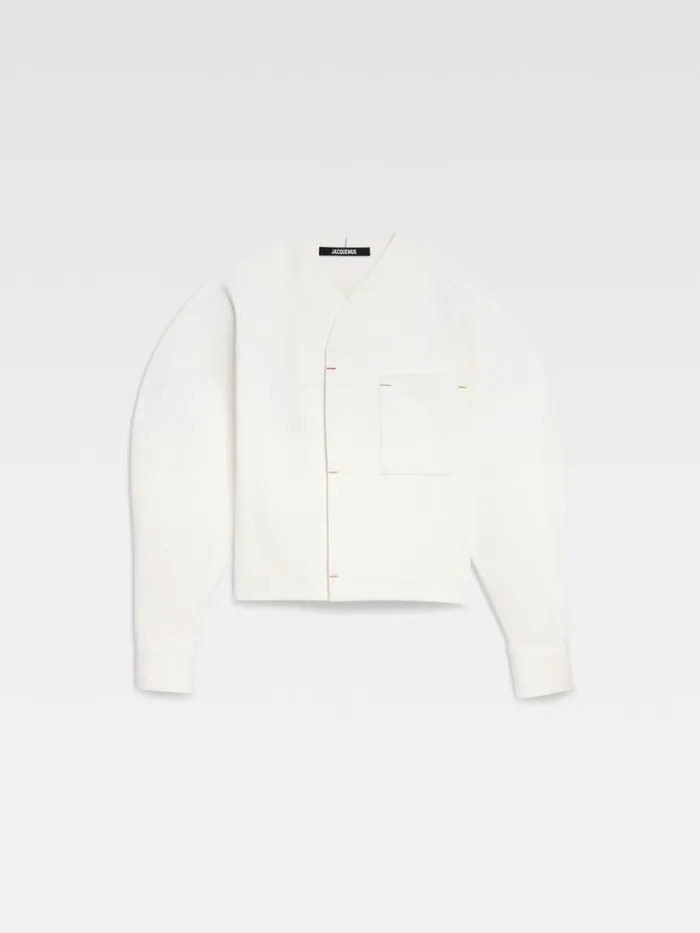 The DeNmes Faro Denim Shirt Offwhite Men JACQUEMUS Shirts The DeNmes Faro Denim Shirt Offwhite Men JACQUEMUS Shirts