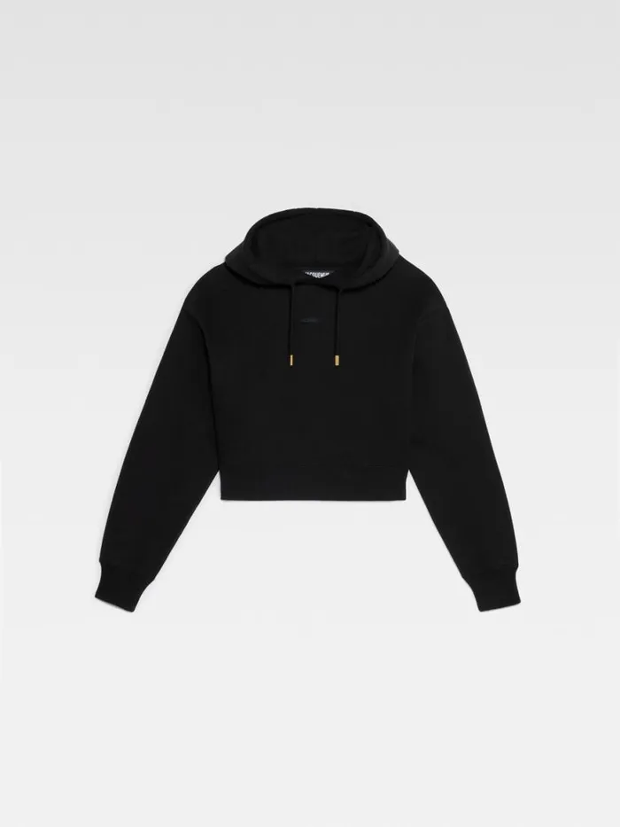 The Gros Grain Hoodie Black Women JACQUEMUS Sweatshirts and Joggings The Gros Grain Hoodie Black Women JACQUEMUS Sweatshirts and Joggings