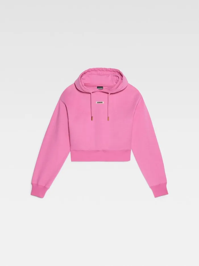The Gros Grain Hoodie Pink Women JACQUEMUS Sweatshirts and Joggings The Gros Grain Hoodie Pink Women JACQUEMUS Sweatshirts and Joggings