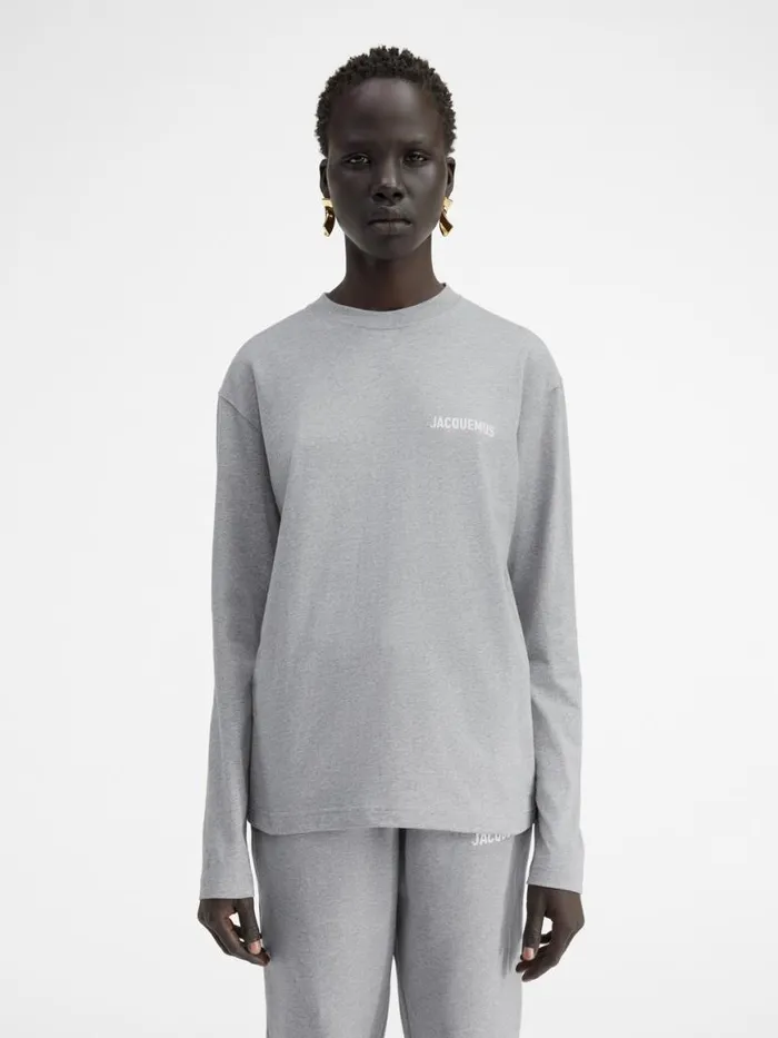 The Longsleeve Tshirt Grey WomenMen JACQUEMUS Tshirts The Longsleeve Tshirt Grey WomenMen JACQUEMUS Tshirts