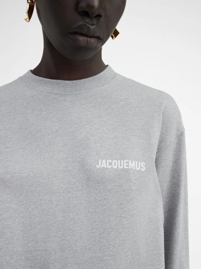 The Longsleeve Tshirt Grey WomenMen JACQUEMUS Tshirts The Longsleeve Tshirt Grey WomenMen JACQUEMUS Tshirts