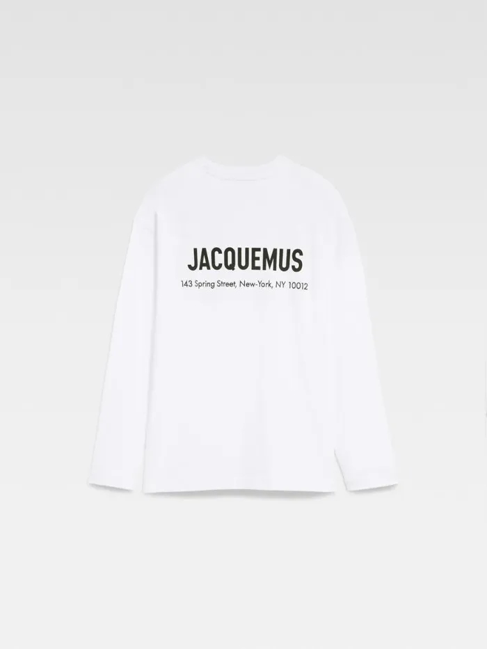 The New York Address Tshirt Newyork White WomenMen JACQUEMUS Tshirts The New York Address Tshirt Newyork White WomenMen JACQUEMUS Tshirts