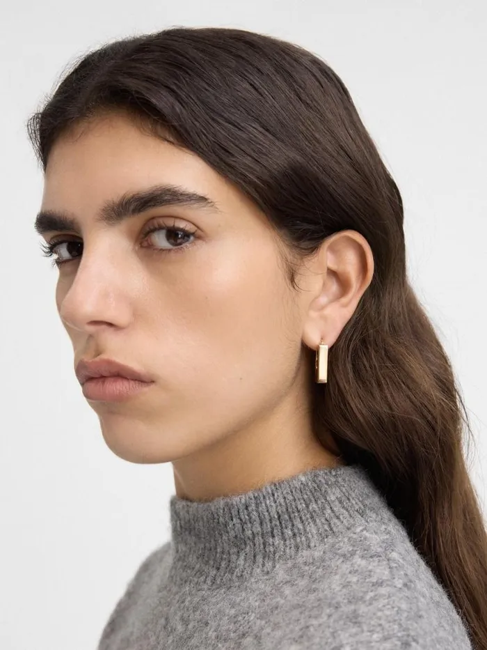 The Rond Carr Earrings Light Gold Women JACQUEMUS Jewellery The Rond Carr Earrings Light Gold Women JACQUEMUS Jewellery