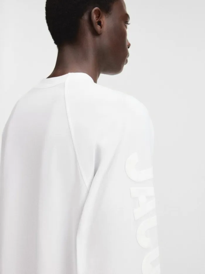 The Typo Longsleeve Tshirt White Men JACQUEMUS Tshirts The Typo Longsleeve Tshirt White Men JACQUEMUS Tshirts