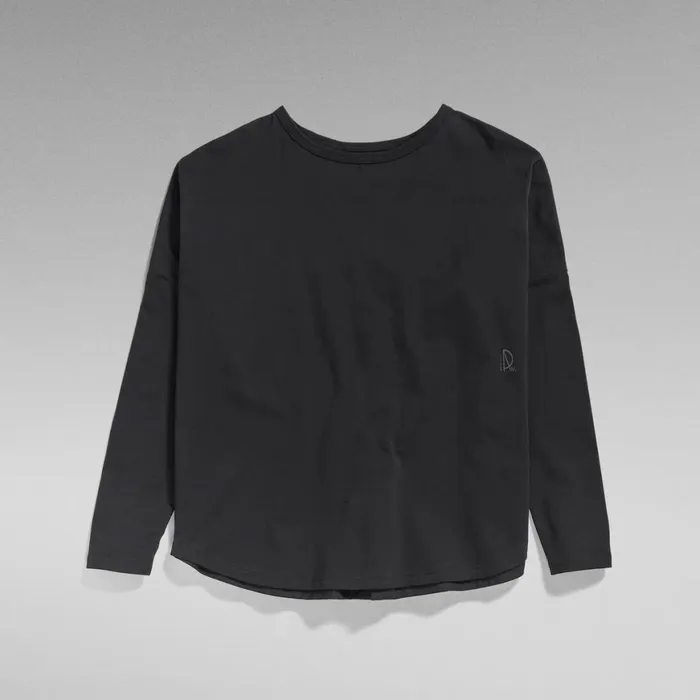 Tops and Tshirts Women GStar RAW Woven Mix Loose Top Caviar