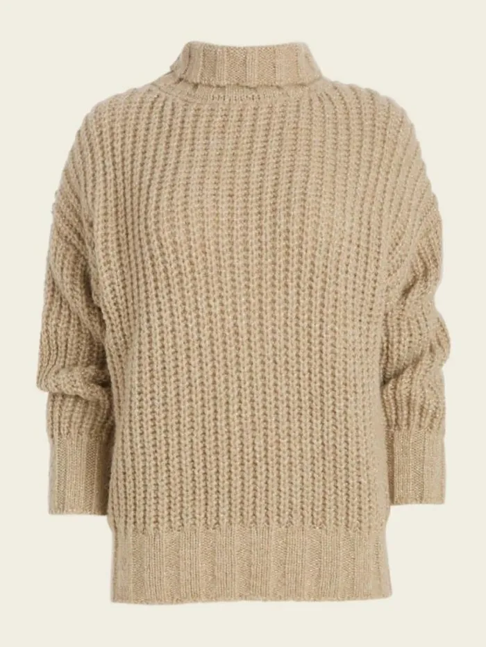 Tops And Sweaters Women Marciano Promise WoolBlend Sweater Fawn Taupe Multi Tops And Sweaters Women Marciano Promise WoolBlend Sweater Fawn Taupe Multi