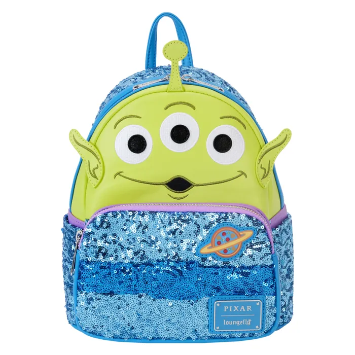 Toy Story Exclusive Alien Sequin Cosplay Mini Backpack Unisex Loungefly Backpacks
