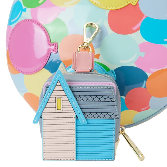 Up Exclusive Balloon House Figural Crossbody Bag With Coin Bag Unisex Loungefly Bags and Wallets
