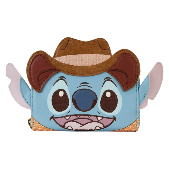 Western Stitch Exclusive Cosplay Zip Around Wallet Unisex Loungefly Bags and Wallets