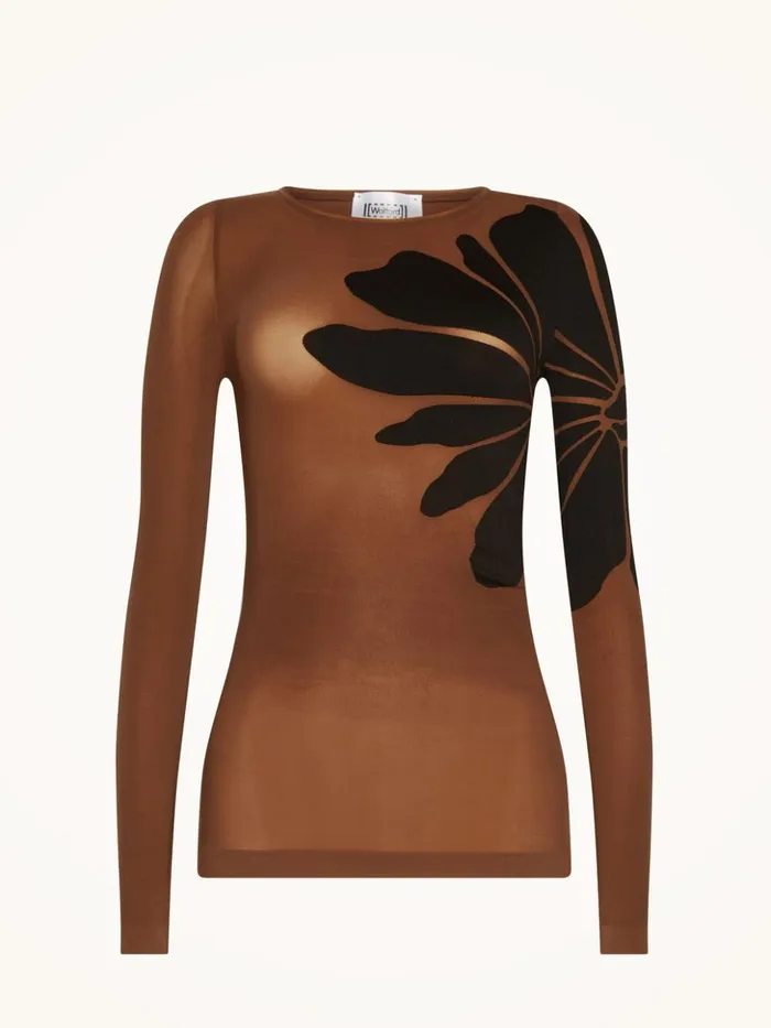 Wolford Body Tattoo Top Long Sleeves Sabablack Women Longsleeved Tops