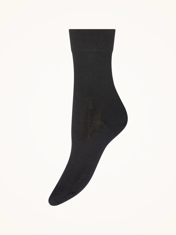 Wolford Cashmere Silk Socks Black Women Socks