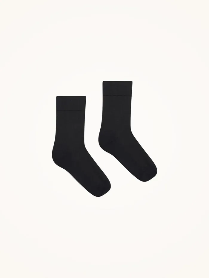 Wolford Cashmere Silk Socks Black Women Socks