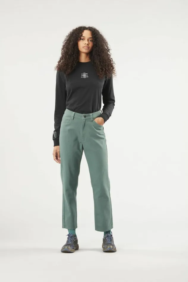 Woman COTAGO DRILL PANTS Picture Organic Clothing Pants