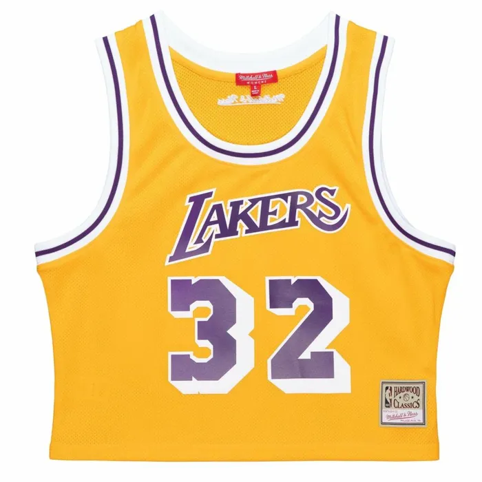 Women039s TShirts and Tops Mitchell and Ness Womens NandN Crop Tank Los Angeles Lakers 1984 Magic Johnson Women039s TShirts and Tops Mitchell and Ness Womens NandN Crop Tank Los Angeles Lakers 1984 Magic Johnson