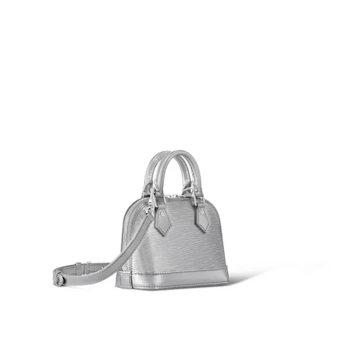 Women Alma Bag Louis Vuitton Louis Vuitton Silver M82682 NEW Nano Alma 8211 Louis Vuitton Handbag Store