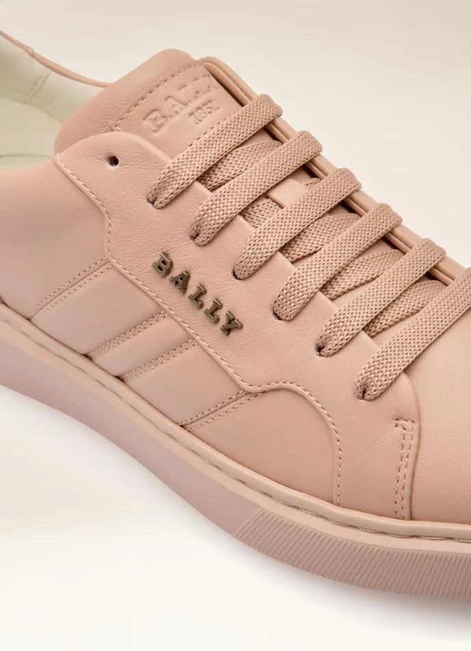 Women Bally Sneakers Maxim 8211 Leather Sneakers In Pink