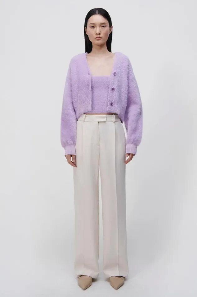 Women Bambi Cardigan Lavender Jonathan Simkhai Knitwear